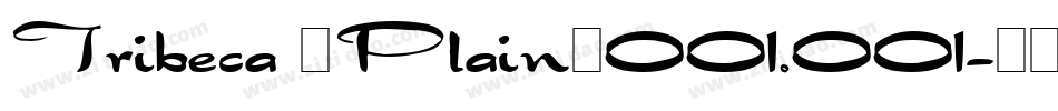 Tribeca (Plain)001.001字体转换